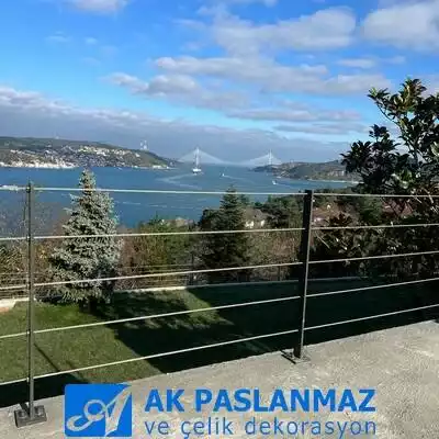 Paslanmaz Korkuluk 15 3, Paslanmaz Korkuluk, Cam Korkuluk