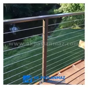 Paslanmaz Halatli Korkuluk, Paslanmaz Korkuluk, Cam Korkuluk